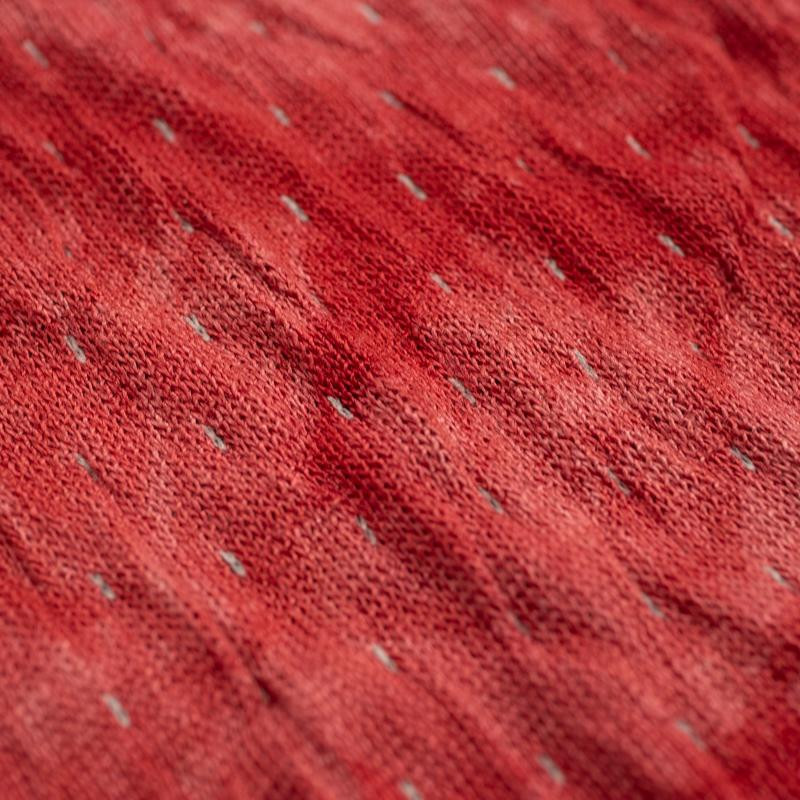 MARMOR / rot used-look Jacquard