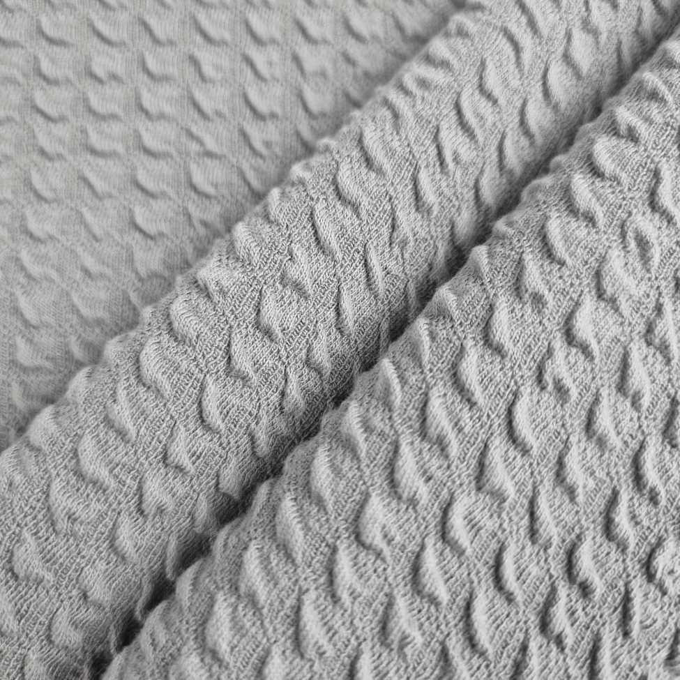 3D-Strickwaren – Baumwoll-Jacquard/ D-190 Öko MELANGE