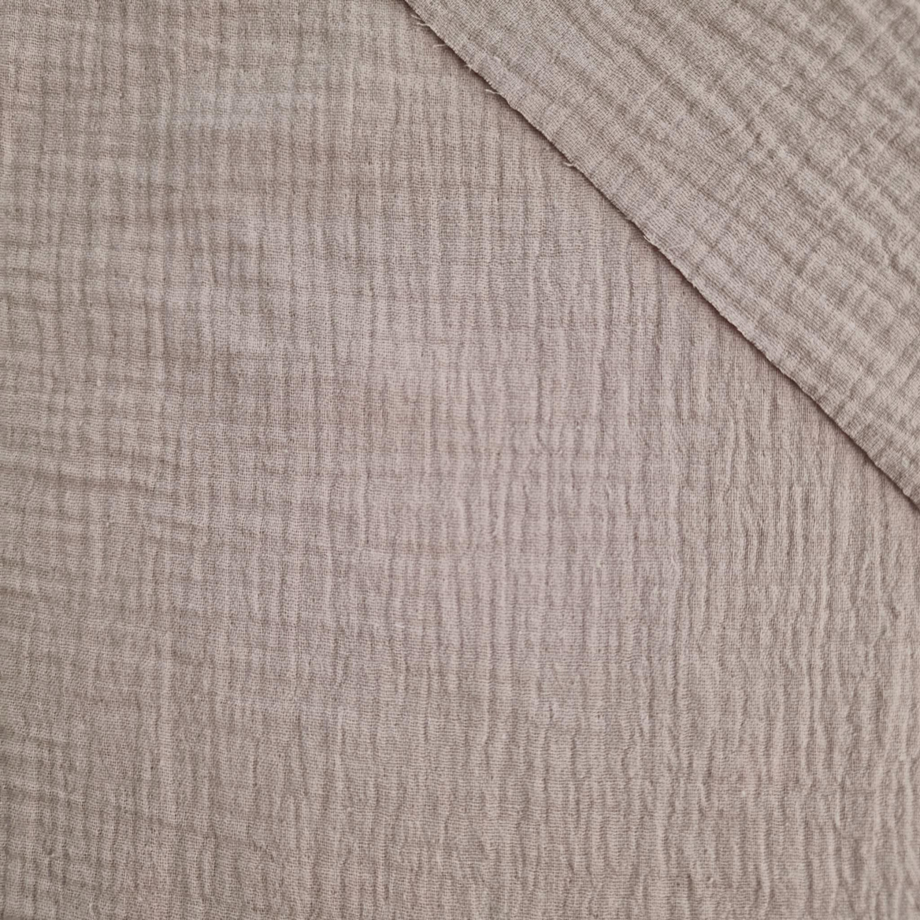 Baumwoll Musselin Double Gauze - CAFE LATTE