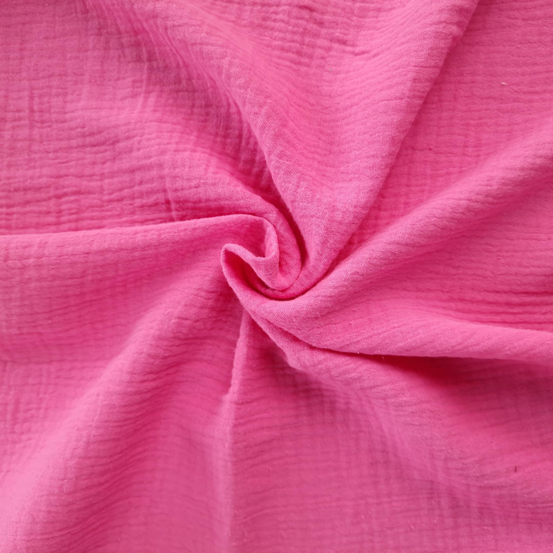 Baumwoll Musselin Double Gauze - ROSA (PINK)