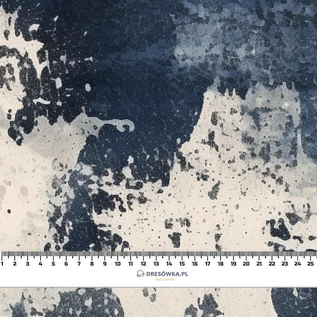 NAVY GRUNGE wz. 1 - Single Jersey