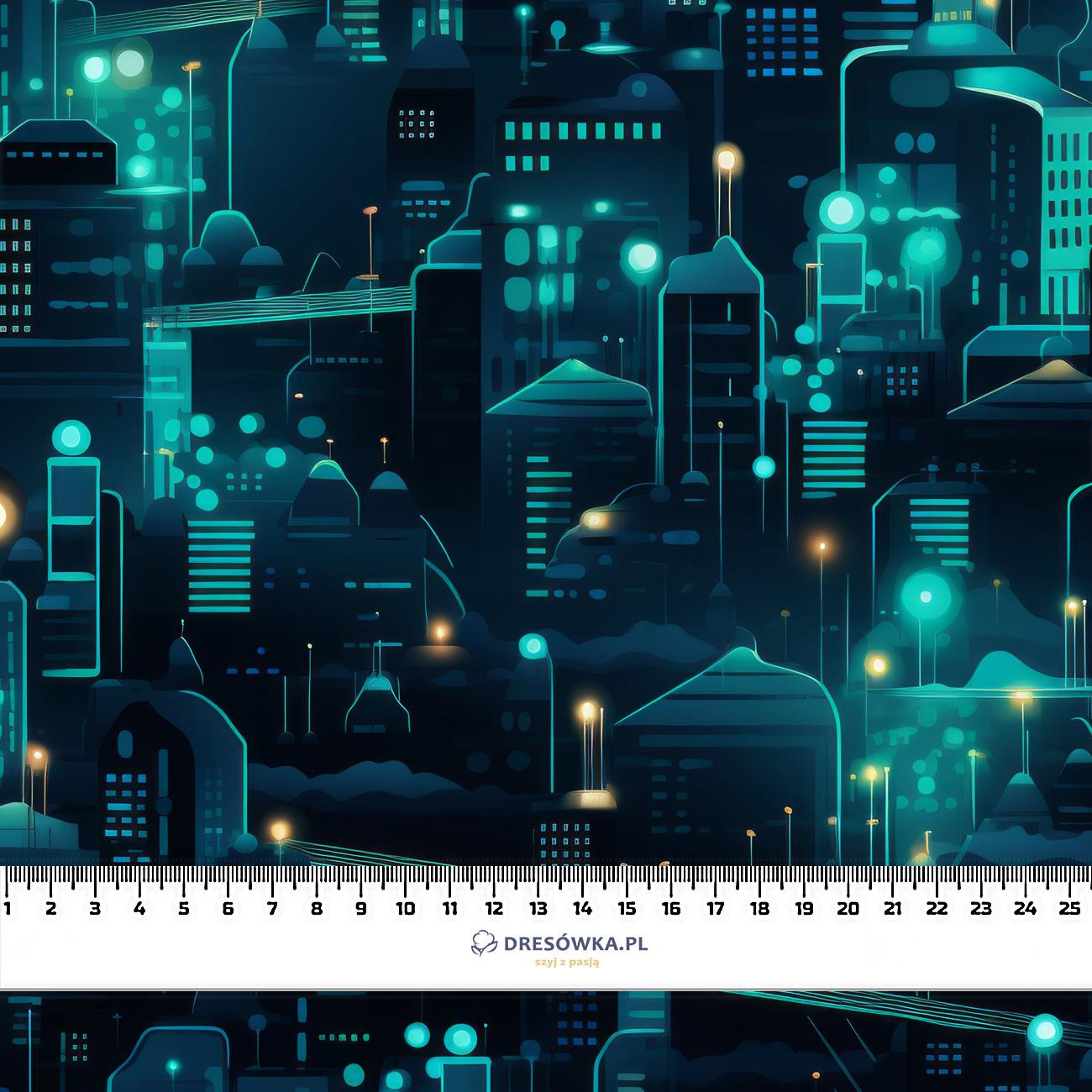 NEON CITY WZ.4 - leichte Maschenware angeraut