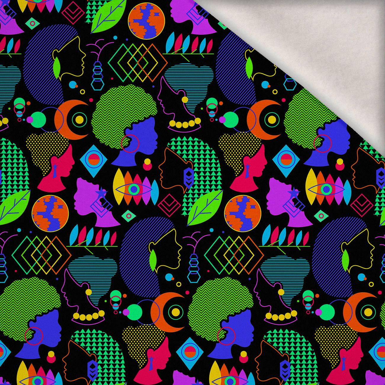 NEON WOMAN WZ.1 - Wintersweat angeraut mit Elastan ITY