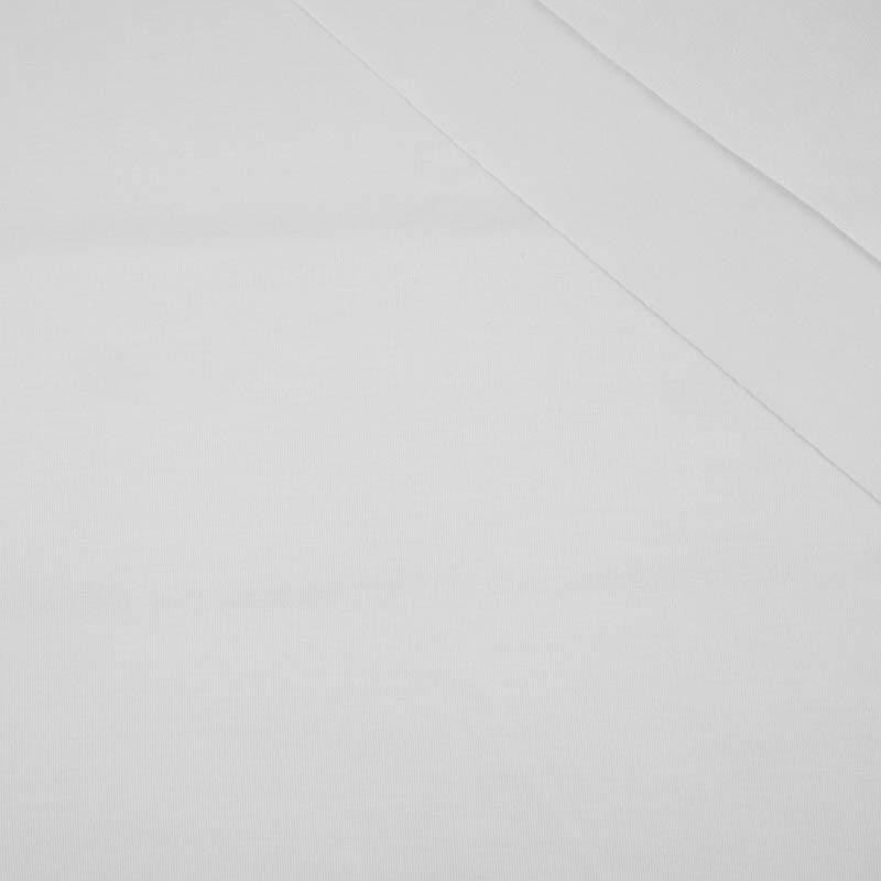 Weiß - Bambus-Single Jersey mit elastan 230g