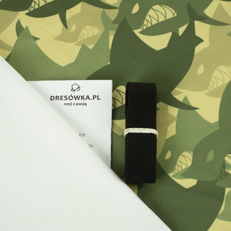 Jungen Badehose - HAIE CAMOUFLAGE 122-128