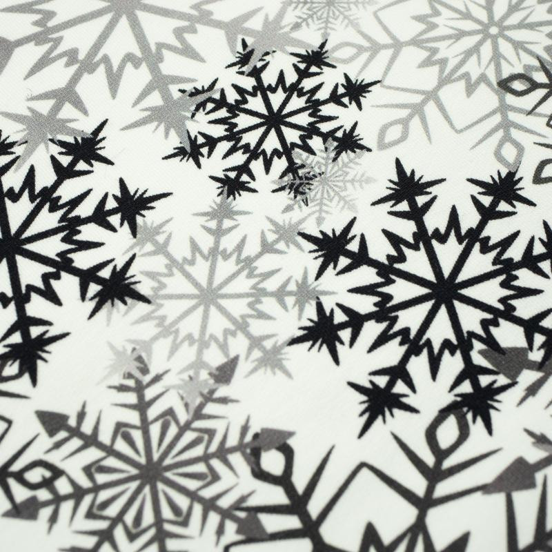 SCHNEEFLOCKEN / grau - Paneel Sommersweat 