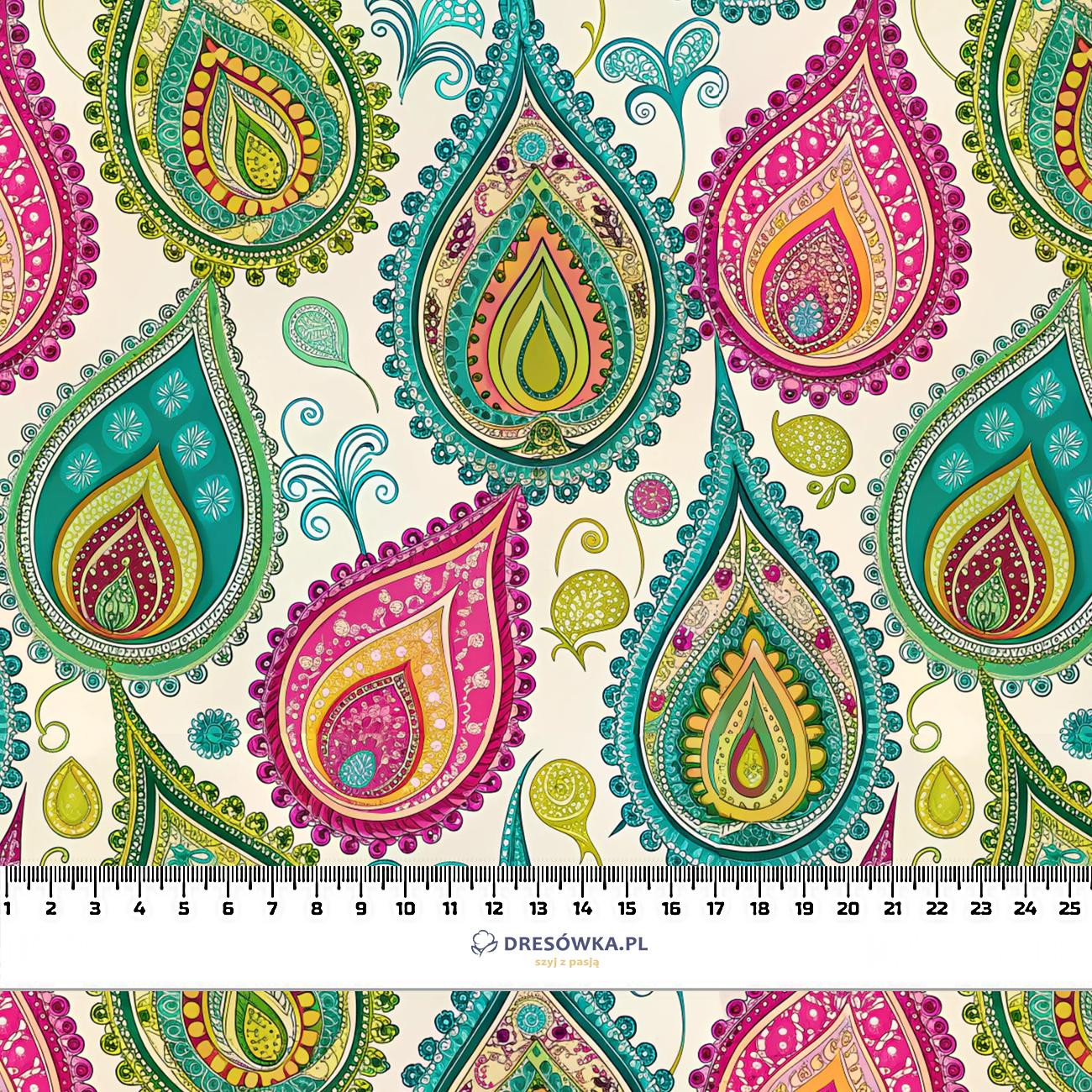 PAISLEY wz.11 - Viskose Jersey