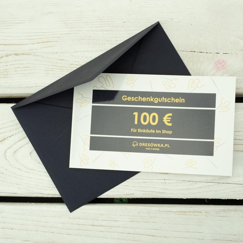 GESCHENKGUTSCHEIN - 100 EUR - DE