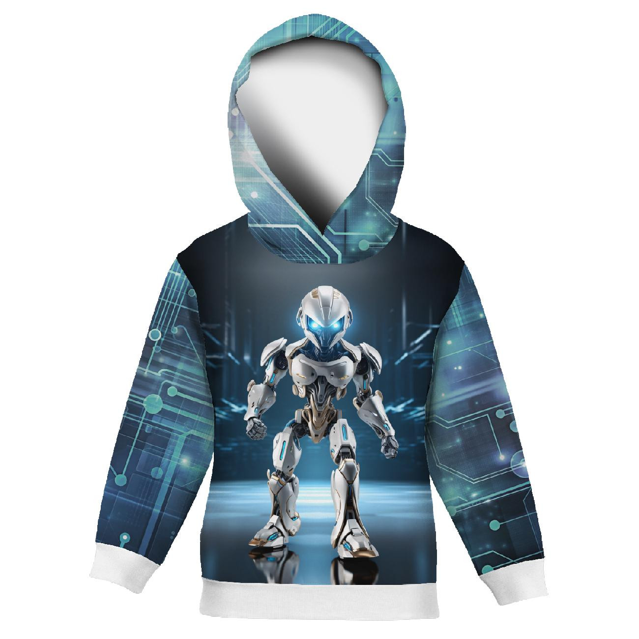 KINDER HOODIE (ALEX) - robot wz.1- Nähset