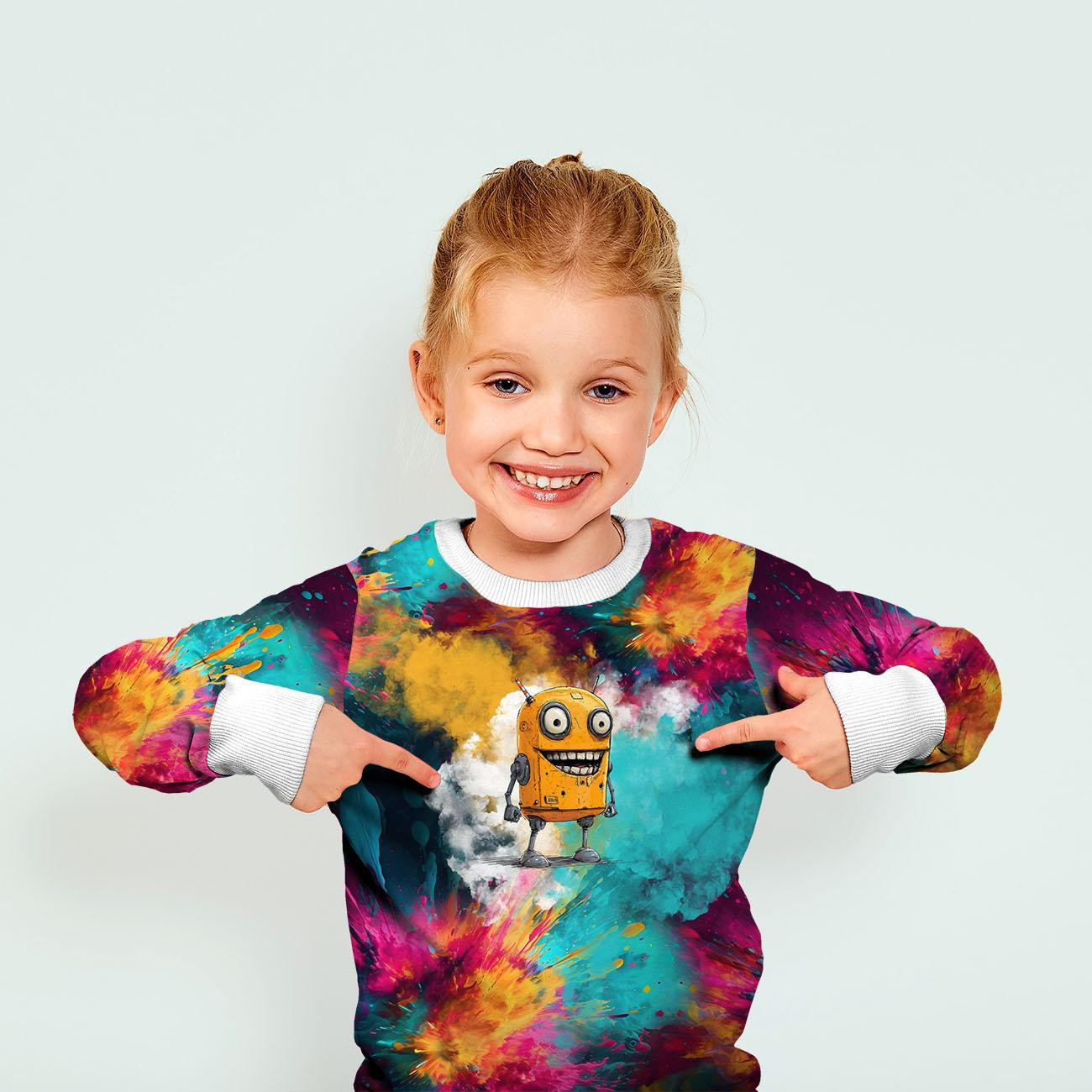 ROBOT wz.5 - Paneel (60cm x 50cm) Sommersweat mit Elastan ITY