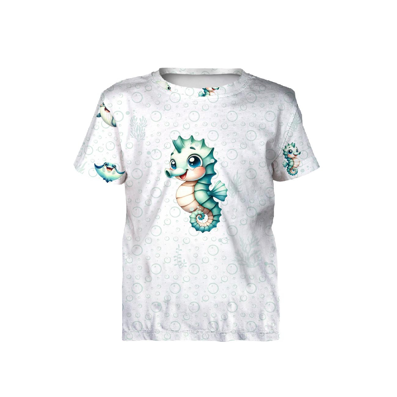 SEAHORSE (SEA ANIMALS M. 2) - Paneel (60cm x 50cm) SINGLE JERSEY 