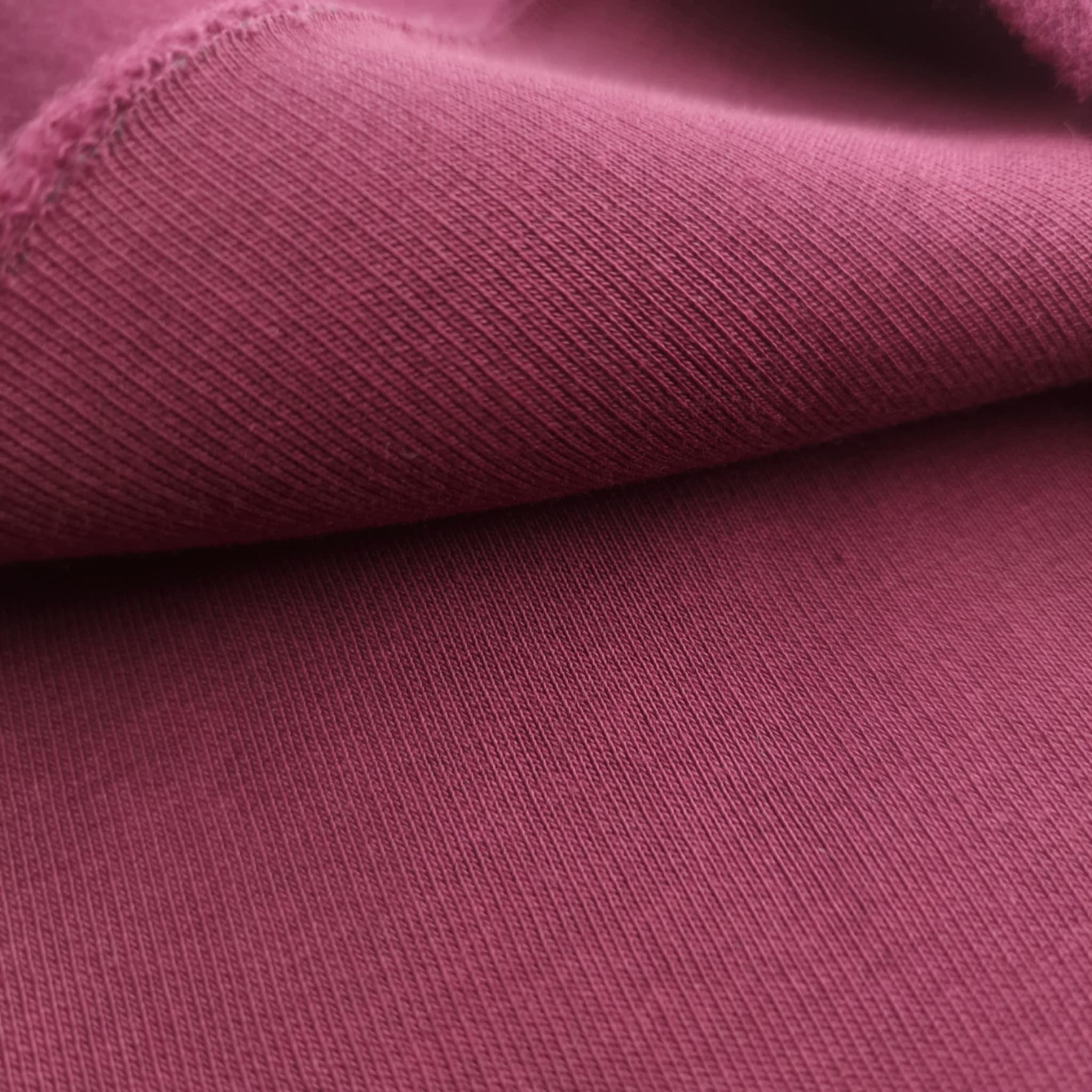Wintersweat angeraut D300 - AUBERGINE (D-215)