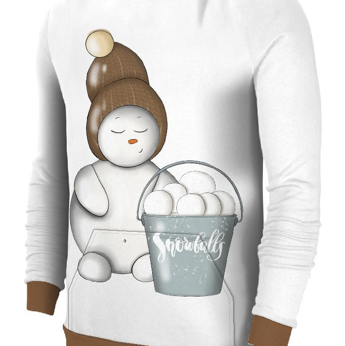HERREN HOODIE (COLORADO) - SCHNEEMANN (WINTER IN DER STADT) - Nähset 