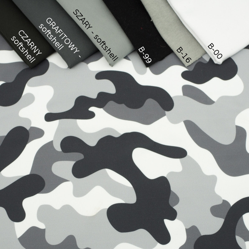 CAMOUFLAGE GRAU - Softshell