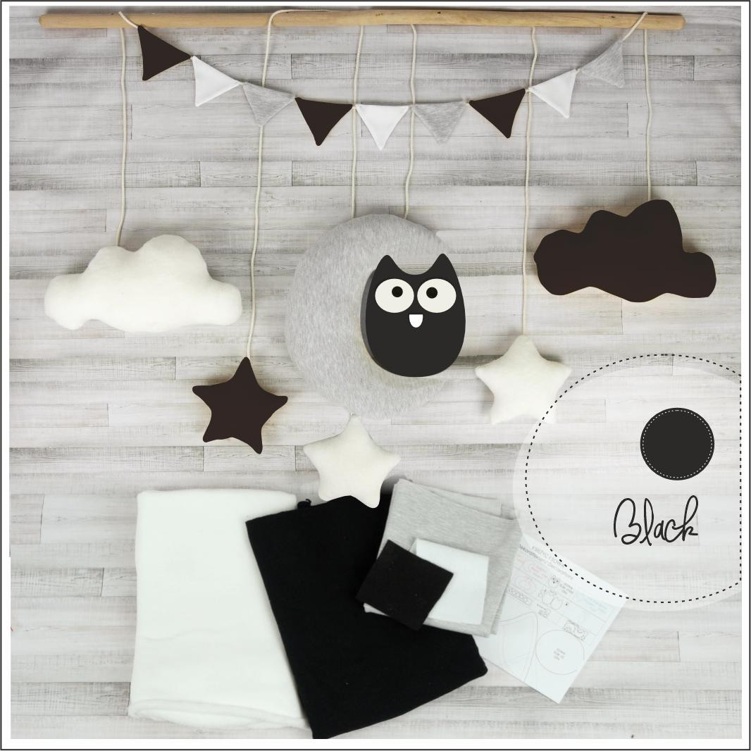 DIY KIT GIRLANDA - EULE + Papiermuster