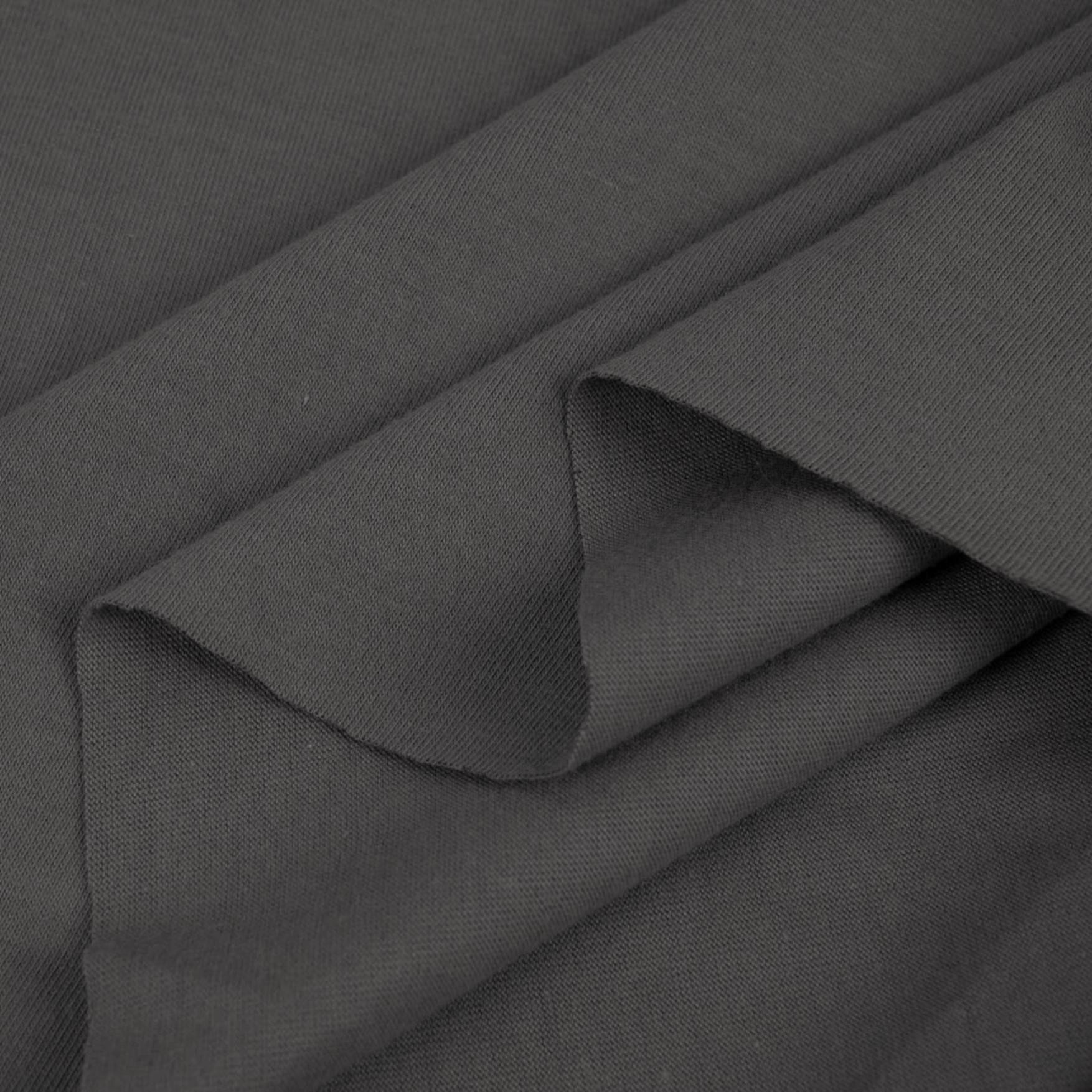T-Shirt Jersey aus 100% Baumwolle 170g - GRAPHITE 