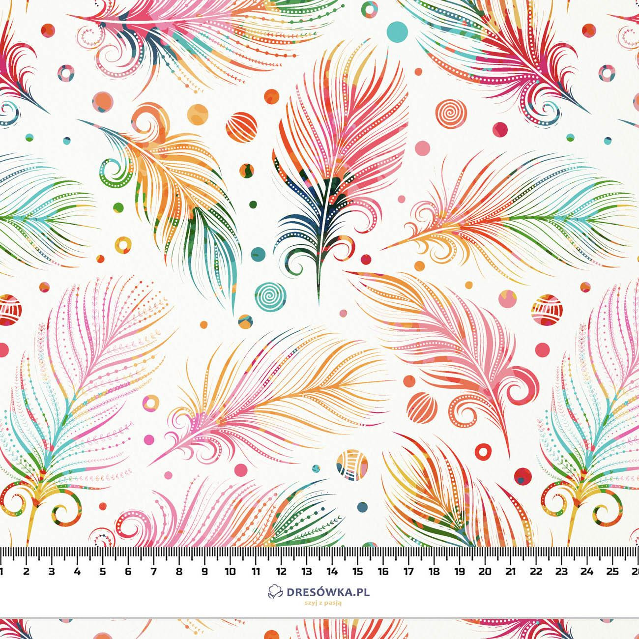 REGENBOGEN FEDERN  - Bamboo fabric 170g
