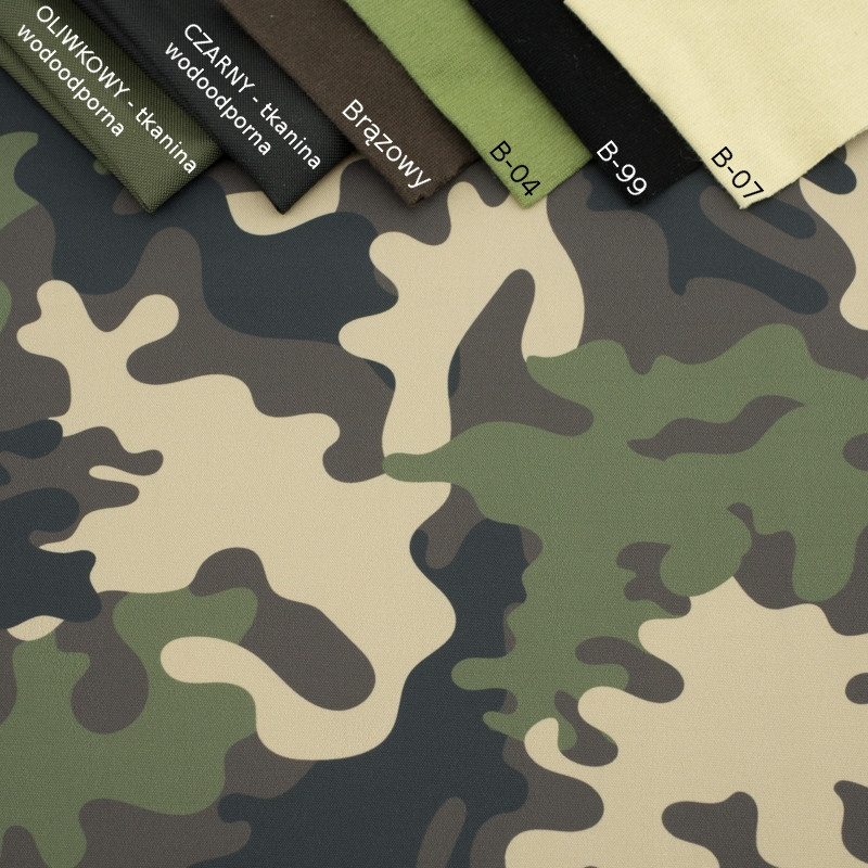 CAMOUFLAGE OLIVE - Wasserabweisende Webware