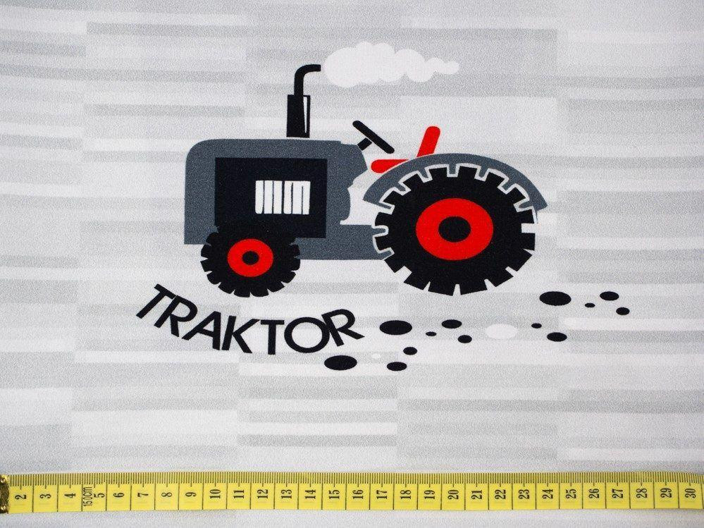 TRAKTOR / grau - Paneel Sommersweat 