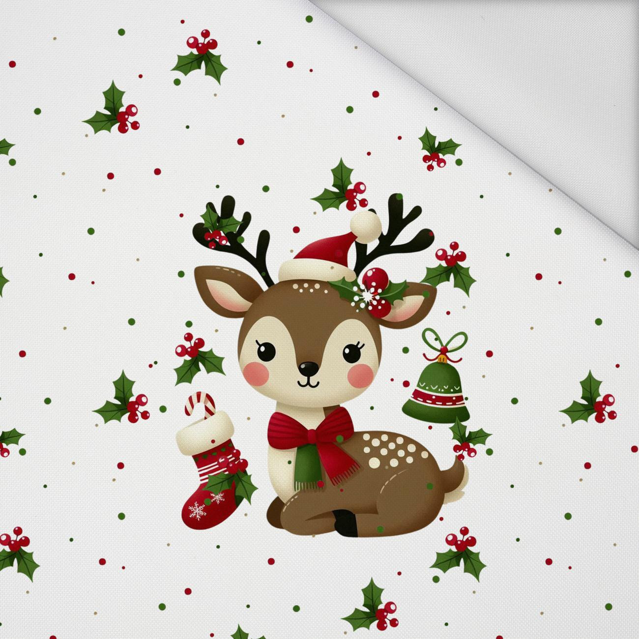 WINTER ANIMALS wz.13 - panel (60cm x 50cm) Wasserabweisende Webware