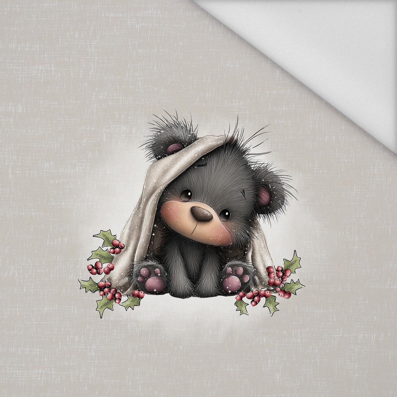 WINTER ANIMALS wz.8 - panel (60cm x 50cm) Wasserabweisende Webware