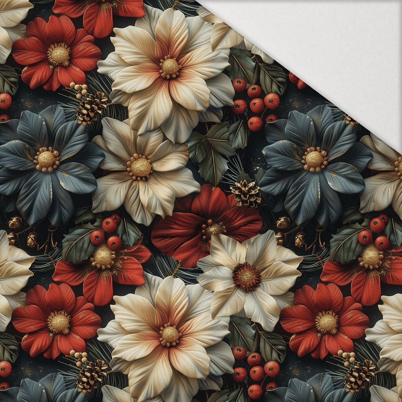 WINTER FLOWERS WZ.11 - Hydrophober angerauter Wintersweat