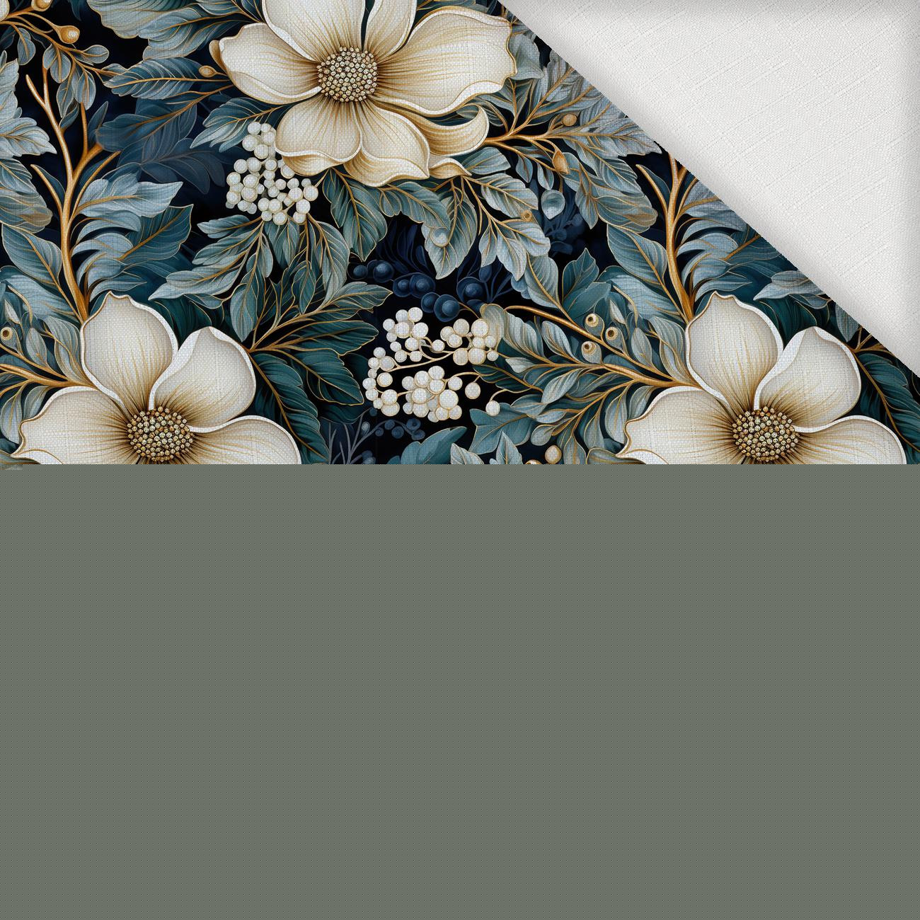 WINTER FLOWERS WZ.9 - Webware für Tischdecken