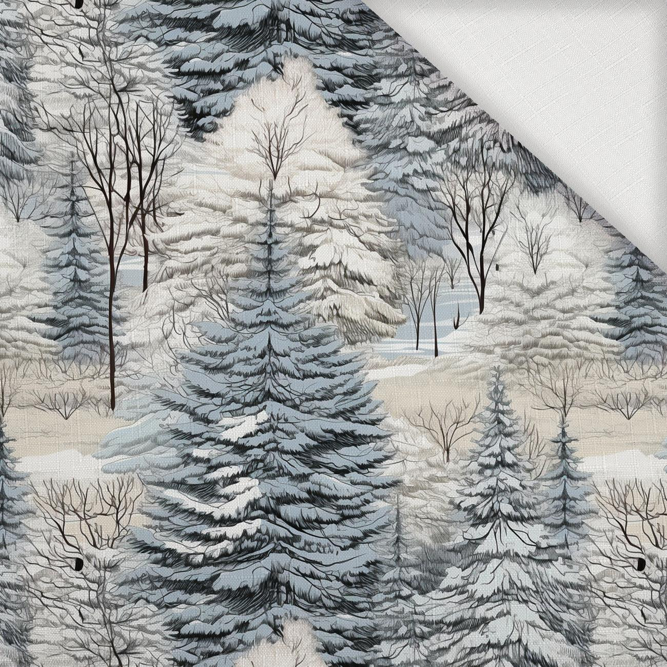 WINTER FOREST M. 4 - Webware für Tischdecken