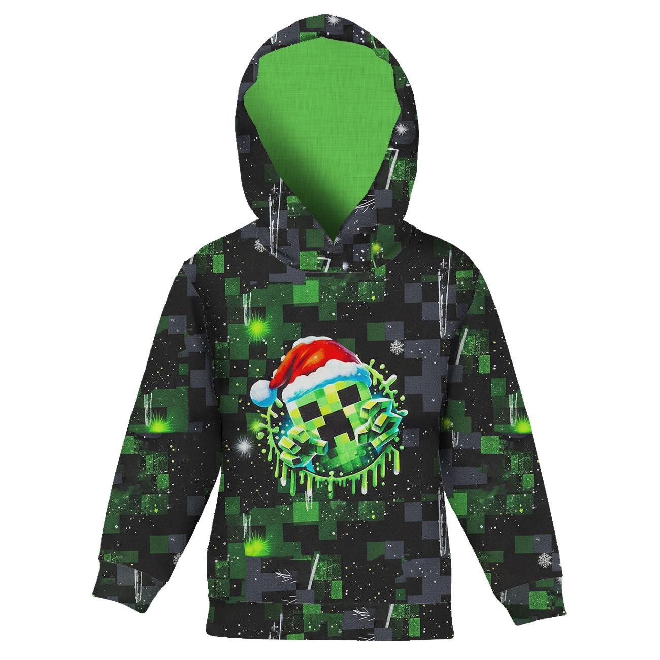 KINDER HOODIE (ALEX) - WINTER PIXEL M.2 - Nähset