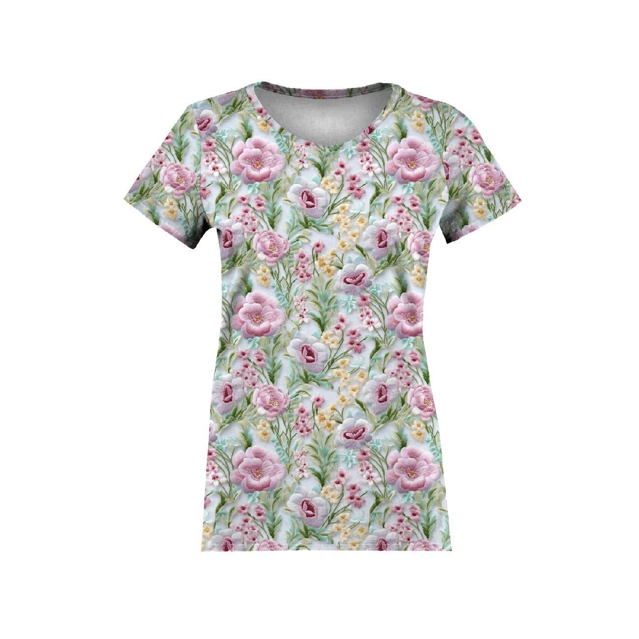 FLOWERS 3D M. 8 - Nylonstoff PUMI