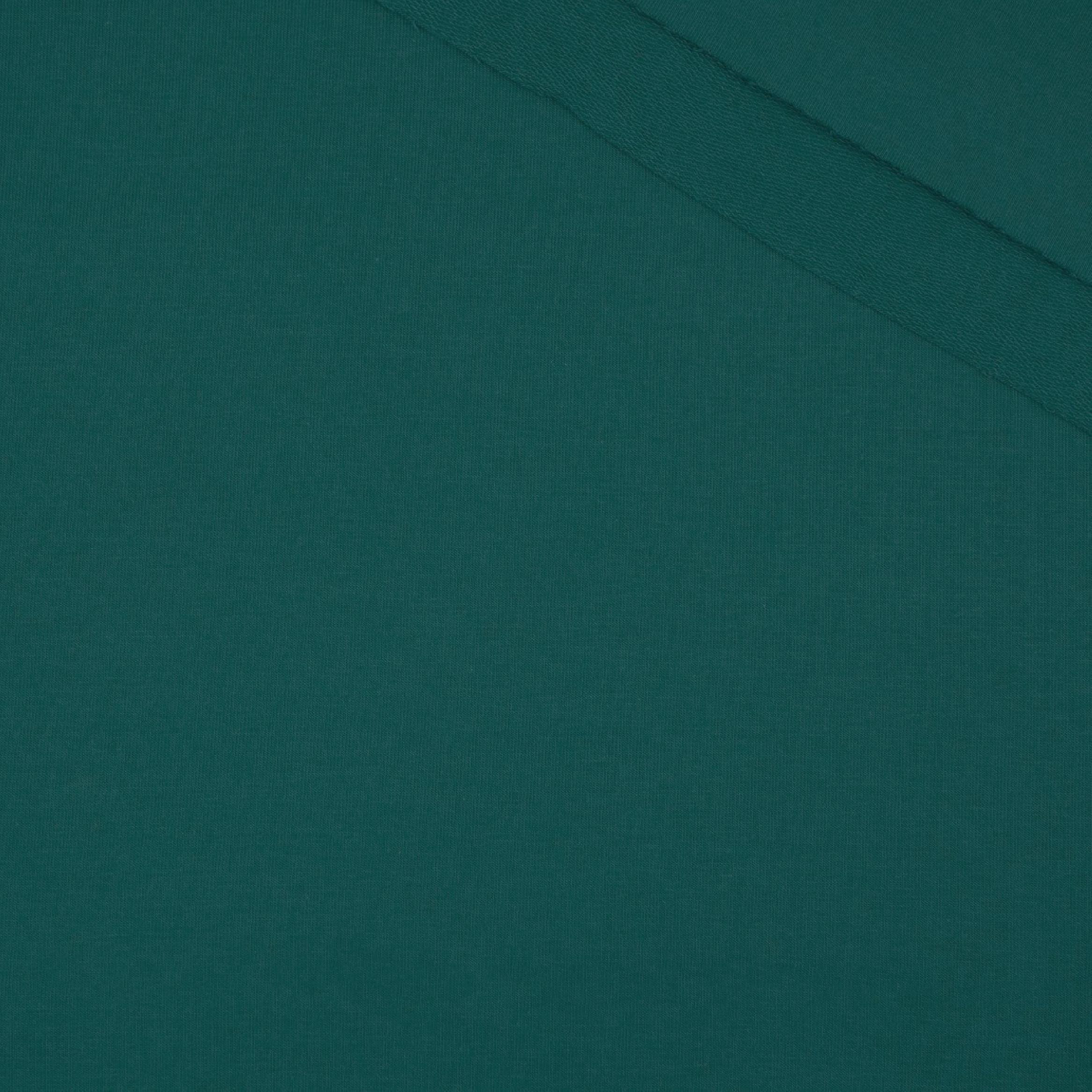 Sommersweat nicht angeraut - DARK TEAL (D-41)