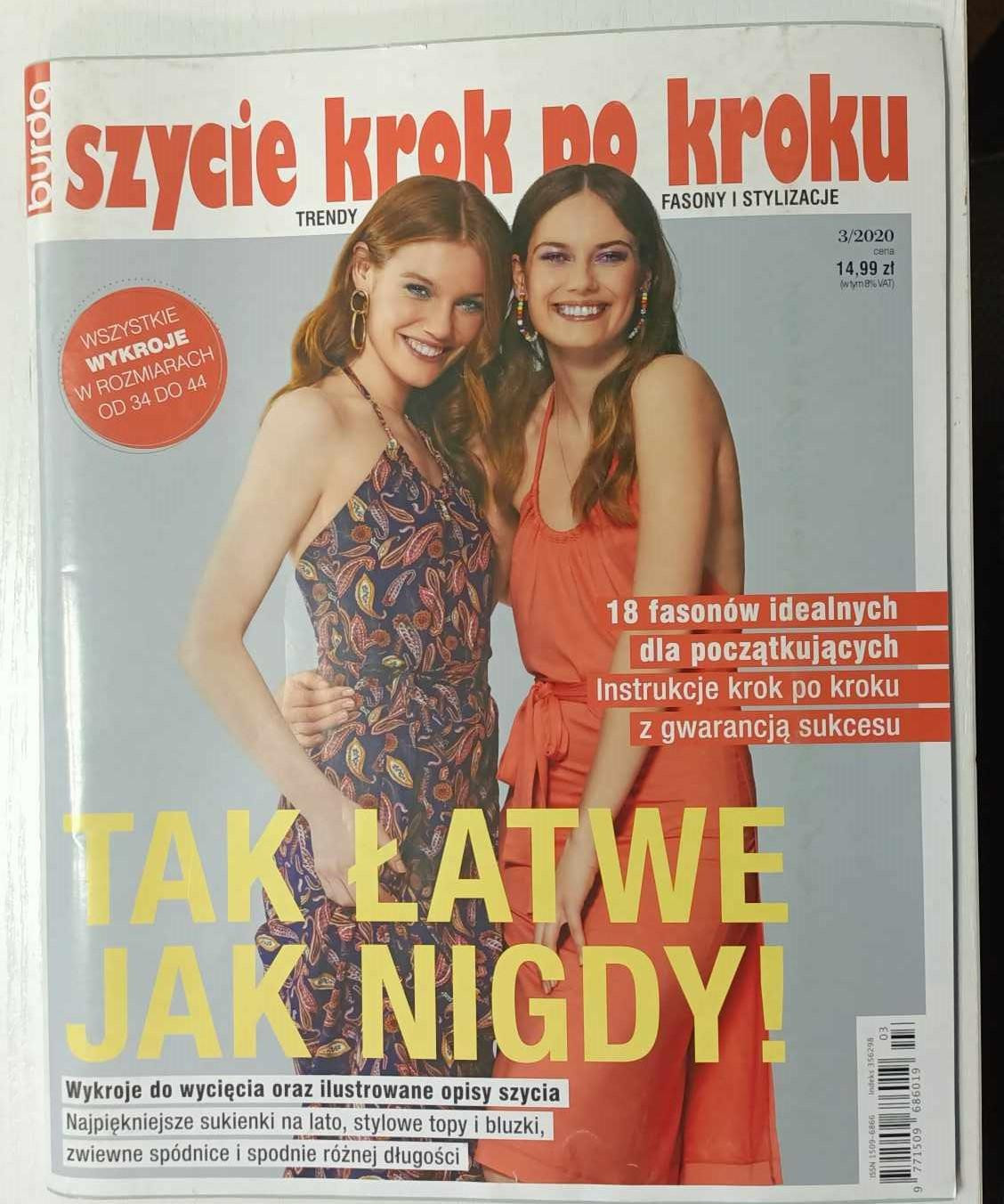 Burda Szycie krok po kroku - 3/2020 PL