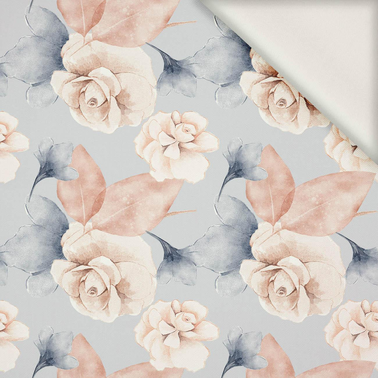 RETRO FLOWERS M. 4 - Viskose Webware