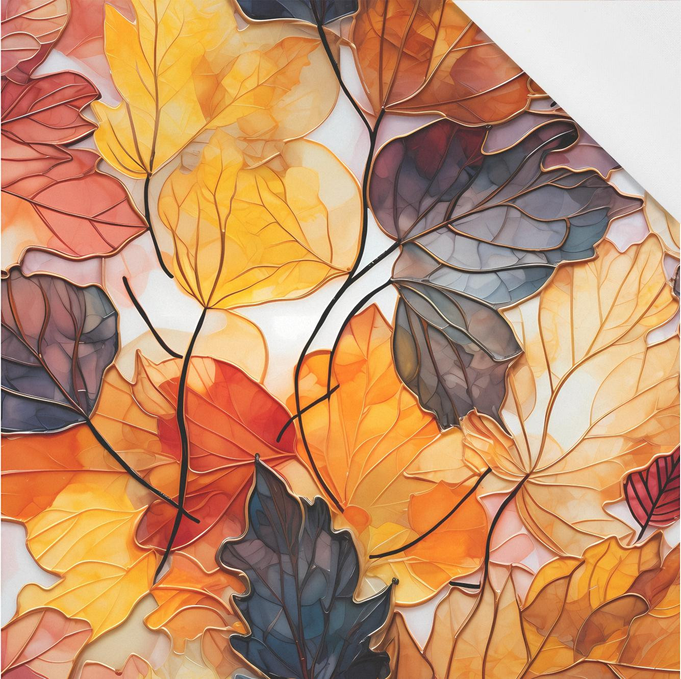 AUTUMN TIME MS. 6 - Baumwoll Webware