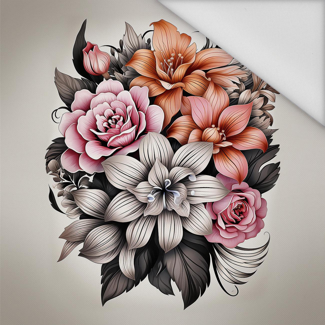 BOUQUET OF FLOWERS WZ.10 - Paneel (75cm x 80cm) Wasserabweisende Webware