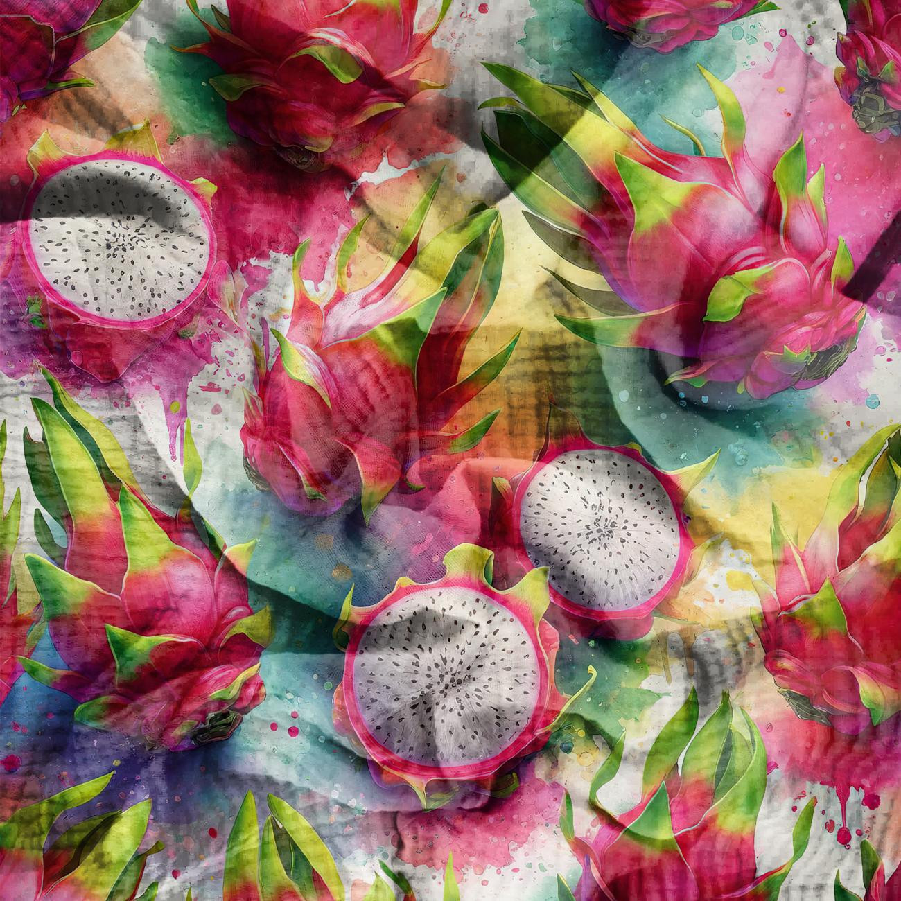 DRAGON FRUIT wz.2 - Baumwoll Musselin
