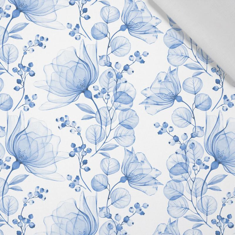 BLUMEN Ms. 4 (classic blue) - Baumwoll Webware