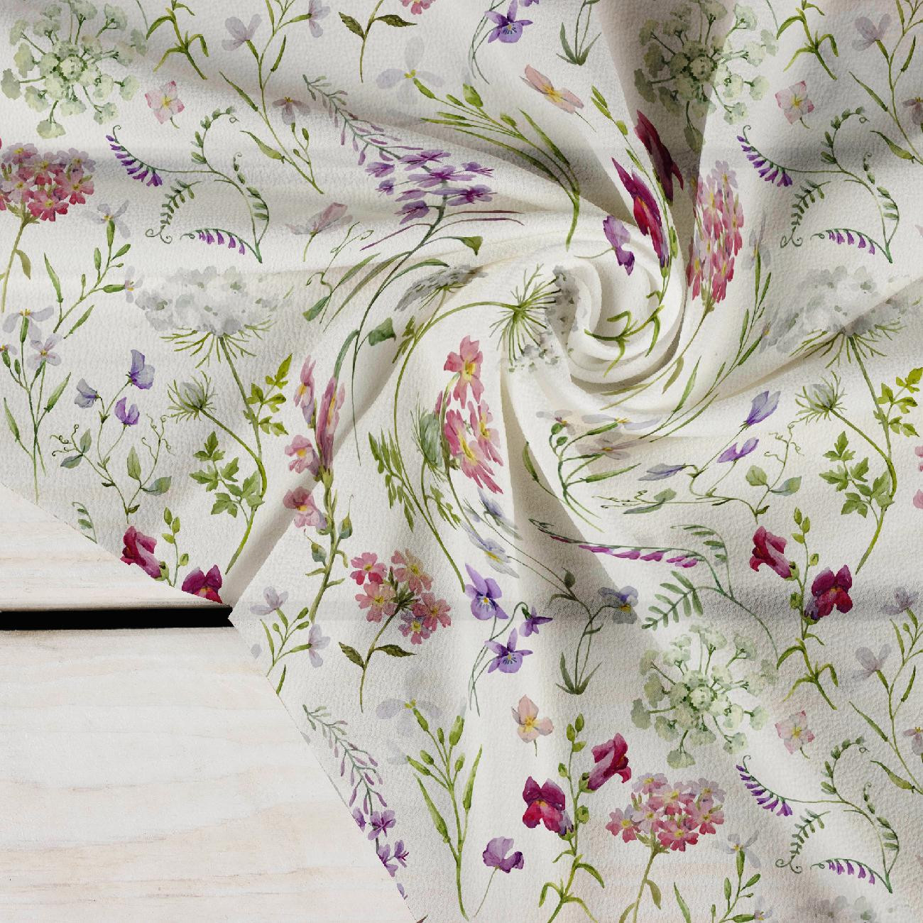 PASTELL BLUMEN - Krepp