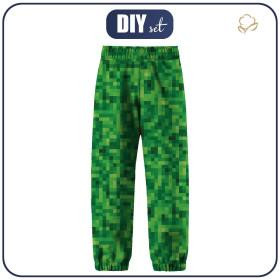 SOFTSHELL-HOSE (YETI) - PIXEL MS.2 / grün (158-164)