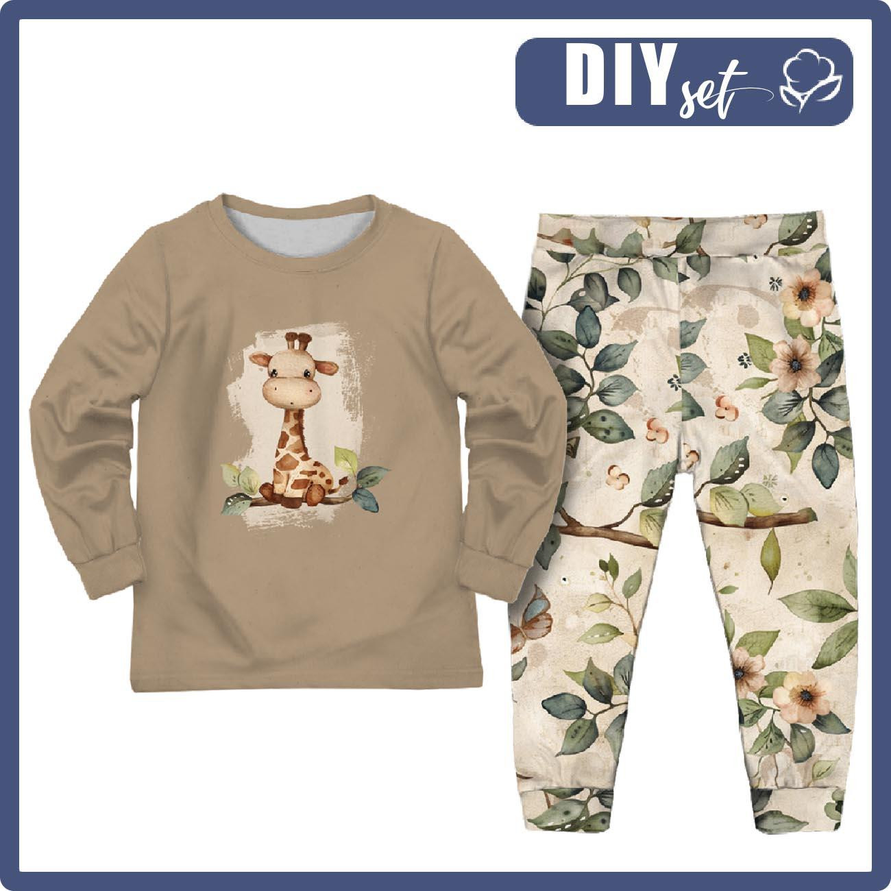 KINDERPYJAMAS "MIKI" - LITTLE GIRAFFE - Nähset