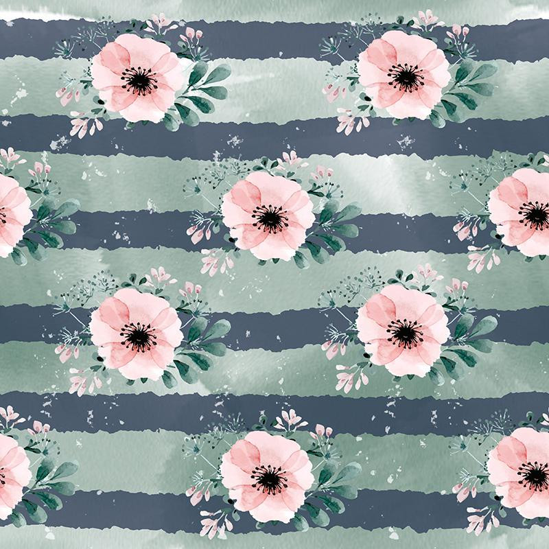CEDRIC'S GARDEN / Minze - Baumwoll Webware