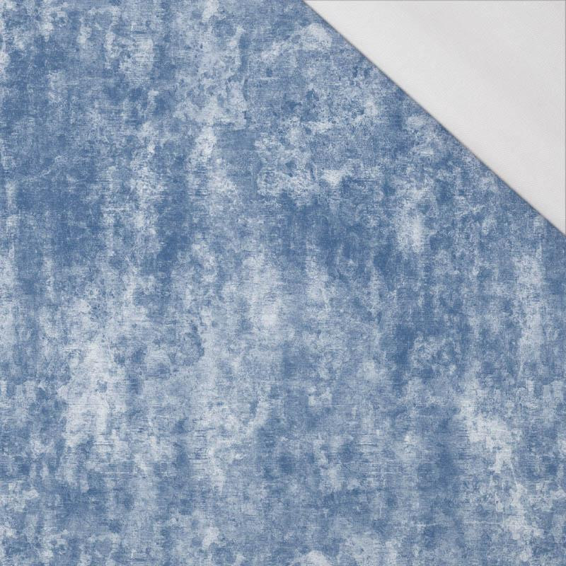 GRUNGE (blau) - bio single jerset mit Elastan  Sommersweat
