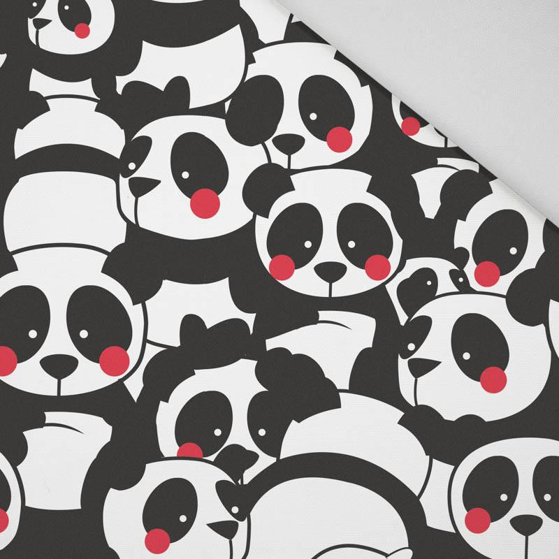 PANDAS / rot - HOME DECOR PREMIUM Webware