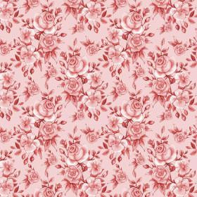 ROSEN Ms. 1 (rot) - Baumwoll Musselin
