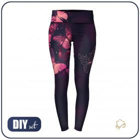 SPORTLEGGINGS - BUTTERFLY M. 1 - Nähset - XS