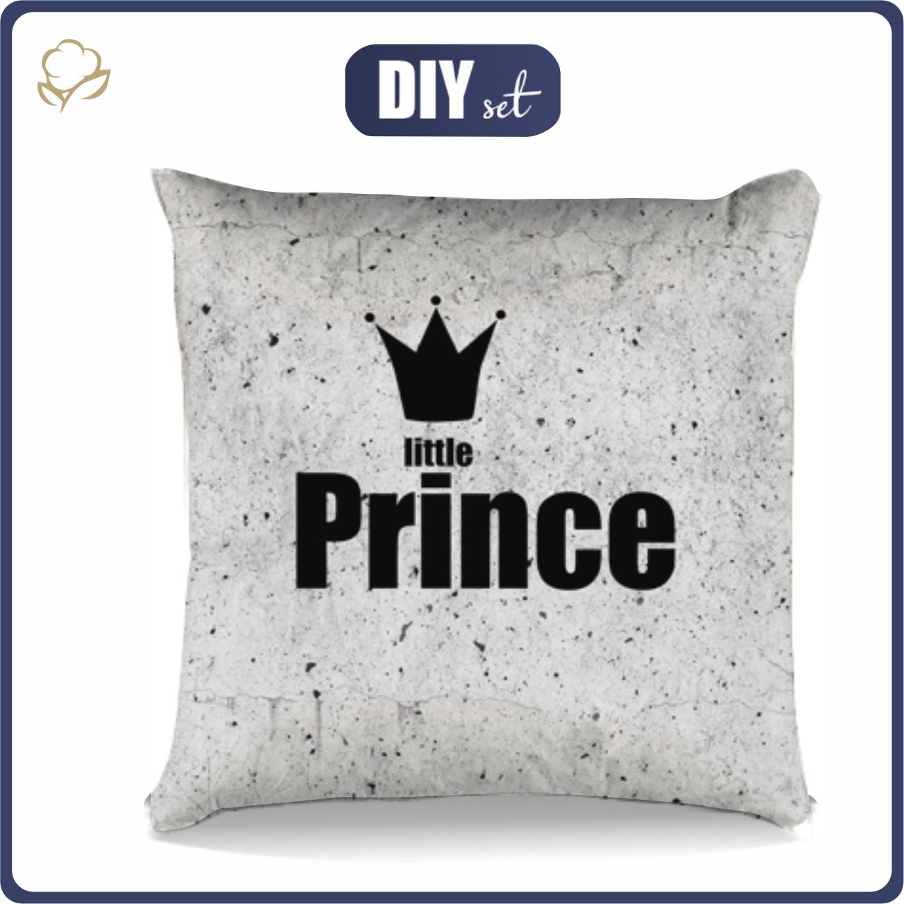KISSEN 45x45 - LITTLE PRINCE - Baumwoll Webware - Nähset