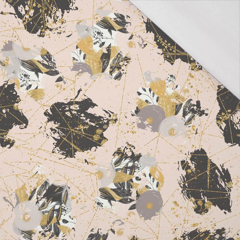 50CM BLUMENSTRAUß Ms 3 (gold) - Single Jersey 120g