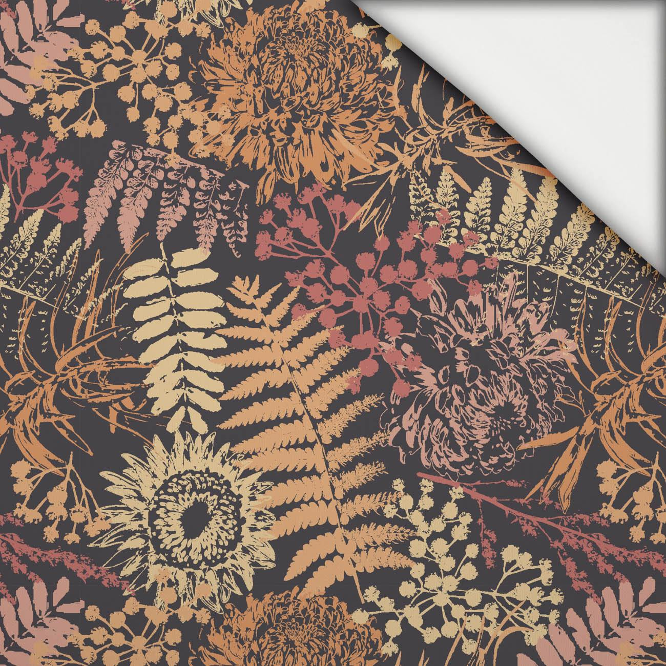 GOLDENE FARNBLÜTEN - leichte Maschenware angeraut