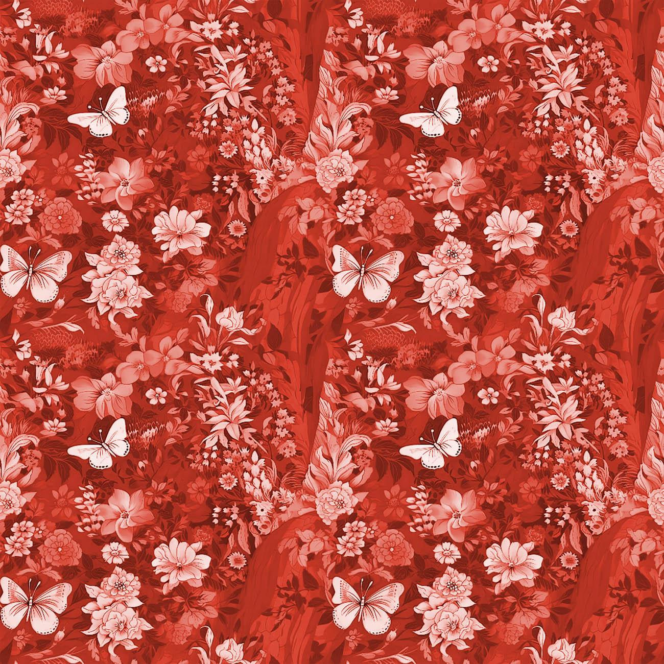 LUSCIOUS RED / FLOWERS (ROTE)
