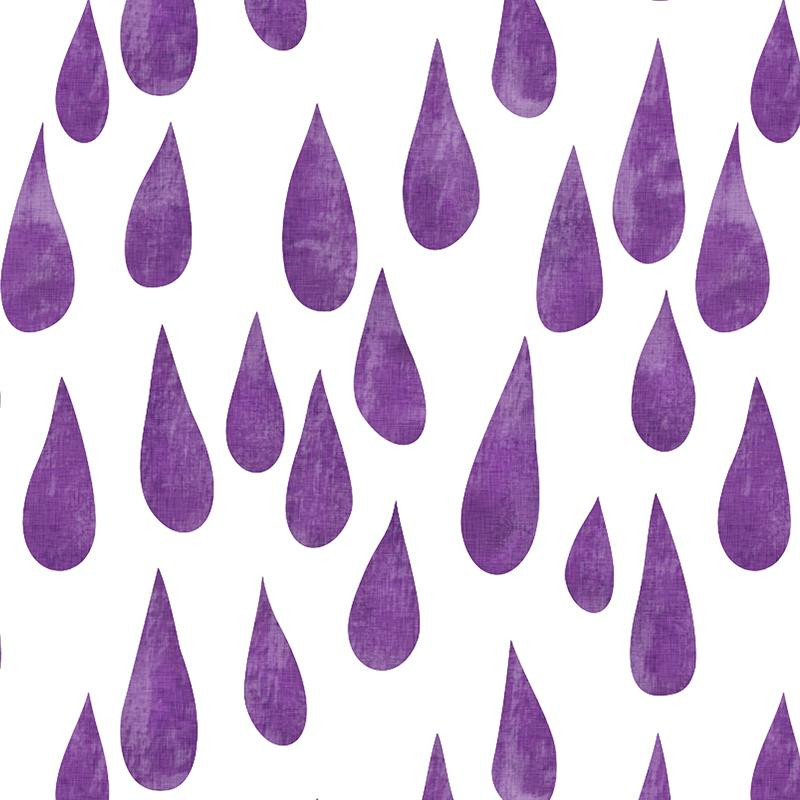 GROßE TROPFEN (violett)